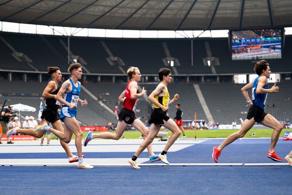 Linus Vennemann (LG Osnabrueck) waehrend der deutschen Leichtathletik-Meisterschaften im Olympiastadion am 25.06.2022 in Berlin